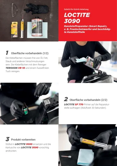 Anteprima: LOCTITE 3090: passo dopo passo
