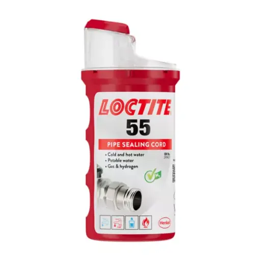 LOCTITE 55 – Universeller Gewindedichtfaden für Metall- und Kunststoffrohrgewinde