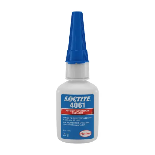 [49-4061.FL.G020] LOCTITE 4061: adhesivo instantáneo para aplicaciones médicas (20 ml)