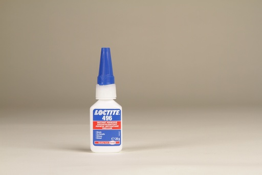 [49-496.FL.G020] Loctite 496 - Sekundenkleber für Metalle, niedrige Viskosität